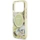 6. Guess IML Glitter Flowers Triangle MagSafe Hülle für iPhone 18 Pro Max / 17 Pro Max – grün