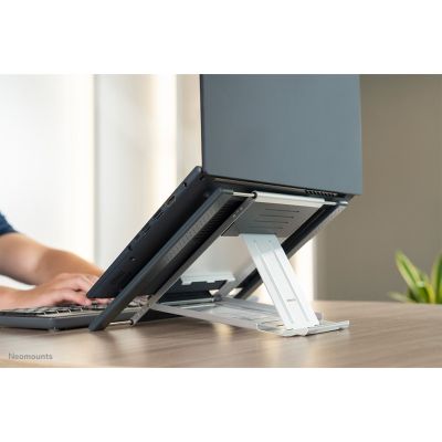 10. Neomounts NSLS100 Laptopständer mit Schwenkablage für Notebooks, Silber, 55,9 cm (22 Zoll)