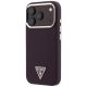 2. Guess MagSafe-Hülle mit genarbtem Dreieckslogo für iPhone 18 Pro Max / 17 Pro Max – bordeauxrot