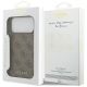 8. Guess 4G Classic Case für iPhone 17 Pro Max - Braun