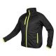 Mix&Match Softshelljacke, Schwarz und Gelb, Größe S