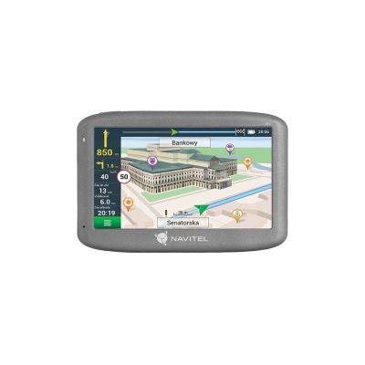 Navitel E505 Magnetisches Navigationssystem, Taschen-/Stationärgerät, 12,7 cm (5") TFT-Touchscreen, 161 g, Schwarz