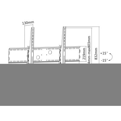9. Equip 650322 TV-Halterung 2,54 m (100") Schwarz