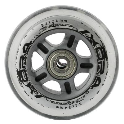 19. PU 84x24 82A TRANSPARENT (4 St.) + ABEC-7 CHROME (8 St.) SET NILS EXTREME