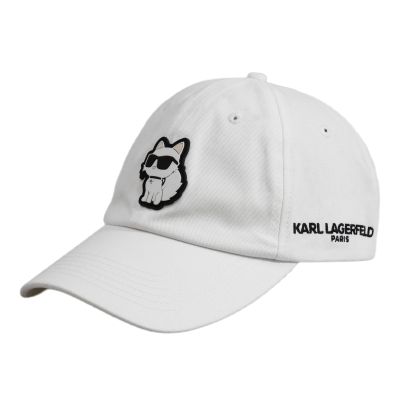 Karl Lagerfeld Paris Choupette Strapback-Cap Weiß – L5WH7944 wht