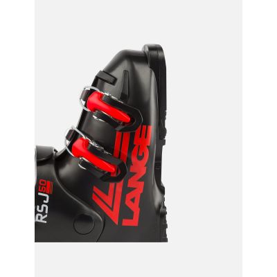9. LANGE RSj 50 Skischuhe (Schwarz/Elektrisch Rot)