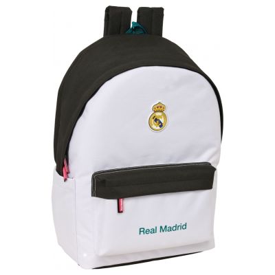 7. Real Madrid Sportrucksack mit USB-Anschluss und Laptopfach, Doppelrucksack 612554820