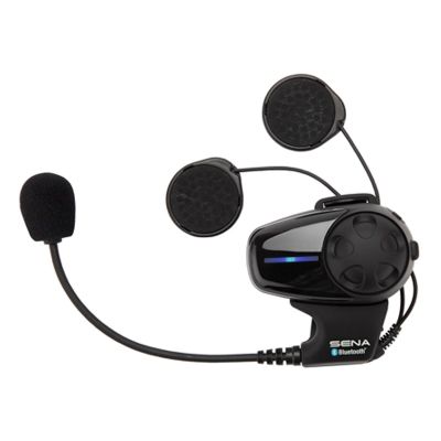 2. Sena SMH10-11 Bluetooth 3.0 900m Motorrad-Intercom mit Kopfbügelmikrofon für 1 Helm