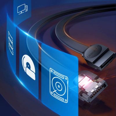 12. Ugreen SATA 3.0 Kabel 0,5m schwarz (US217)