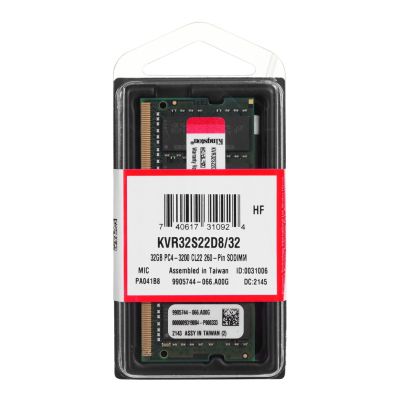 2. KINGSTON DDR4 SODIMM 32GB 3200MHz CL22 2Rx8