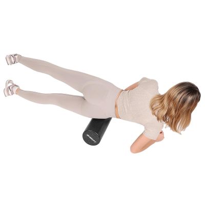 12. FITNESS-YOGA-ROLLER EPP SCHWARZ 15x90CM ENERO FIT