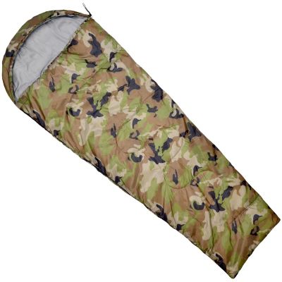 32. CAMO TOURIST SCHLAFSACK 210x80x50CM MIT ENERO CAMP COMPRESSION
