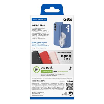 4. SBS Instinct Hülle für Samsung Galaxy S25 - Blau