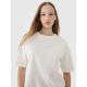 3. Damen Oversize T-Shirt uni 4F 4FRSS25TTSHF2694-11S
