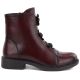 2. Damen-Ankle-Boots mit Zierblumen, gefüttert, bordeauxrot, Potocki SZ12852