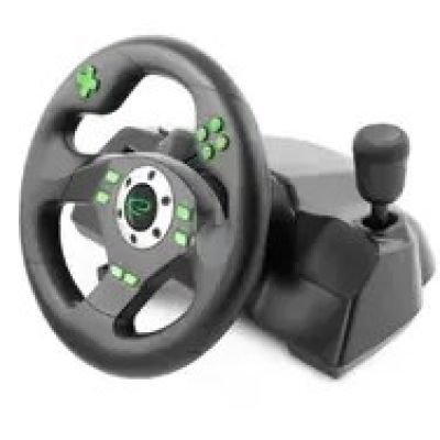 14. Esperanza Drift EGW101 Lenkrad (PC, PS3; schwarz)
