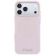 3. Guess Perforierte 4G Gold Logo Magsafe Hülle für iPhone 17 Pro Max / 18 Pro Max - Pink