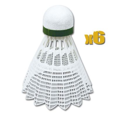 5. Plastic badminton shuttlecocks-6pcs / AIR TEC 83431