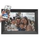 Denver PFF-1024BMK2 Digitaler Bilderrahmen, Schwarz, 25,6 cm (10,1") Touchscreen, WLAN