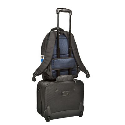 7. RIVACASE Laptop-Rucksack 17,3" Tegel, Schwarz, 23 l, wasserdichtes Material, Fächer für Tablet 10,1", Smartphone, Dokumente, Zubehör