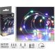 17. Batteriebetriebene Lichterkette mit 40 LEDs, mehrfarbig