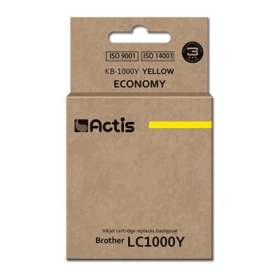 Actis KB-1000Y Tinte (ersetzt Brother LC1000Y/LC970Y; Standard; 36 ml; gelb)