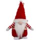 8. Dekorativer Weihnachtsmann mit Geschenktüte, 25 cm, rot