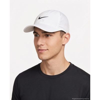 2. Nike Herren-Cap mit Schirm Dri-FIT Club weiß, sportlich und leicht
