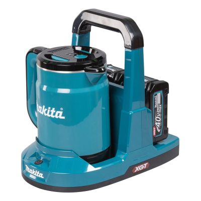 19. Makita KT001GZ Wasserkocher 0,8 l Schwarz, Blau