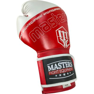 18. RPU-FOLK Boxhandschuhe 12 oz Weiß-Rot