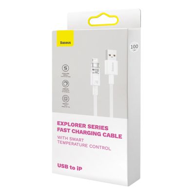 5. Baseus Explorer Series Kabel USB - Lightning 2,4A 2 m weiß (CATS010102)