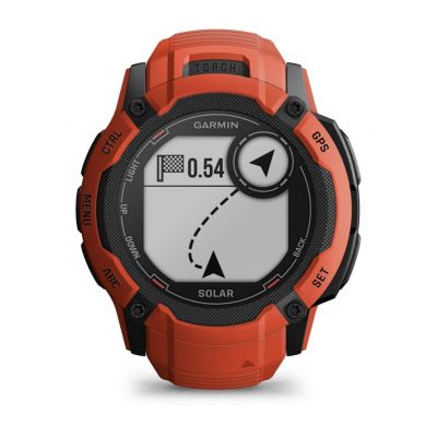 13. Garmin Instinct 2X SOLAR Sportuhr Rot