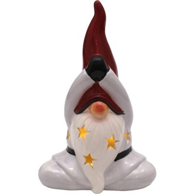 14. Weihnachtsmannfigur mit LED-Beleuchtung, 20 cm