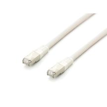 Patchkabel – RJ-45 (Stecker) auf RJ-45 (Stecker) – 10 m – S/FTP – CAT 6a – halogenfrei, litzenförmig – weiß
