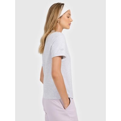 3. Damen-T-Shirt, einfarbig, Größe 4F 4FRMM00TTSHF3617-27M