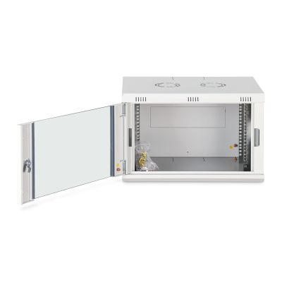 6. NWS Wandschrank 19" 7HE Digitus 416,15x600x450 mm, Farbe Grau (RAL 7035)