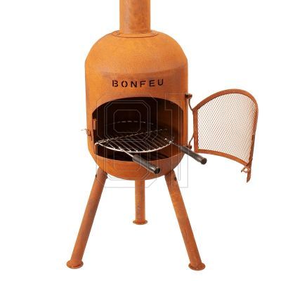 7. Bonfeu Bonsolo Gartenkamin rostig 3401R