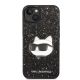 3. Karl Lagerfeld KLHCP14MG2CPK iPhone 14 Plus 6,7" schwarz/schwarzes Hardcase Glitter Choupette Patch