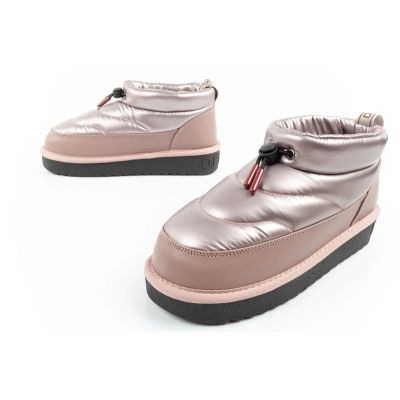 17. D.Franklin Damen Schneestiefel Winter Modische Isolierte Stiefeletten Roségold