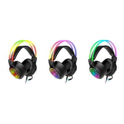3. DEFENDER On-Ear-Kopfhörer mit Mikrofon Cosmo Pro 7.1 RGB-Hintergrundbeleuchtung 64536