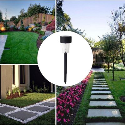 10. Solar-Kunststofflampe 4,5 x 31 cm LED - 4er-Set