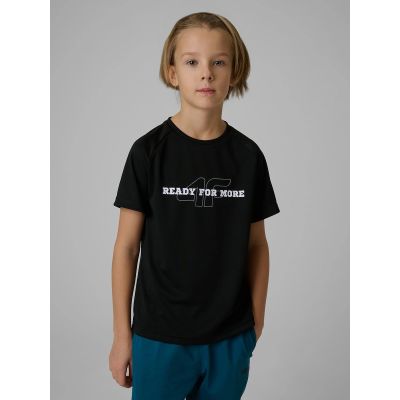 Schnelltrocknendes Sport-T-Shirt für Jungen 4F 4FJRSS26TFTSM2391-20S