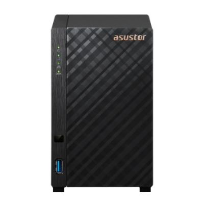3. NAS Asustor AS1202T; Tower; 2x (3,5" SATA HDD/ 2,5" SSD); Realtek RTD1619B, 1 GB DDR4, 1x 2,5 GbE, 3x USB 3.2