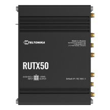 Teltonika RUTX50 WLAN-Router Gigabit Ethernet Dualband (2,4 GHz/5 GHz) 5G Schwarz