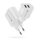 7. EVERACTIVE 2xUSB 2,4A WEISSES LADEGERÄT SC-220