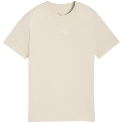 2. Puma ESS Small No. 1 Logo Centered Tee für Kinder Beige 692975 87