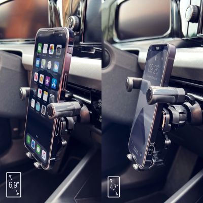 12. Wozinsky Gravity Autotelefonhalter Schwarz (WCHBK7)