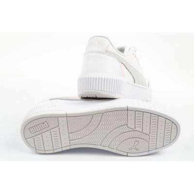 8. Puma Damen-Sportschuhe Carina Mia Sneaker aus Leder, weiß