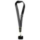 Guess CBDY Nylon-Ketten-Handy-Lanyard – Schwarz