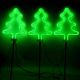 4. Dekorative Gartenleuchten, 3er-Set, Neon-Wegeleuchten für den Weihnachtsbaum